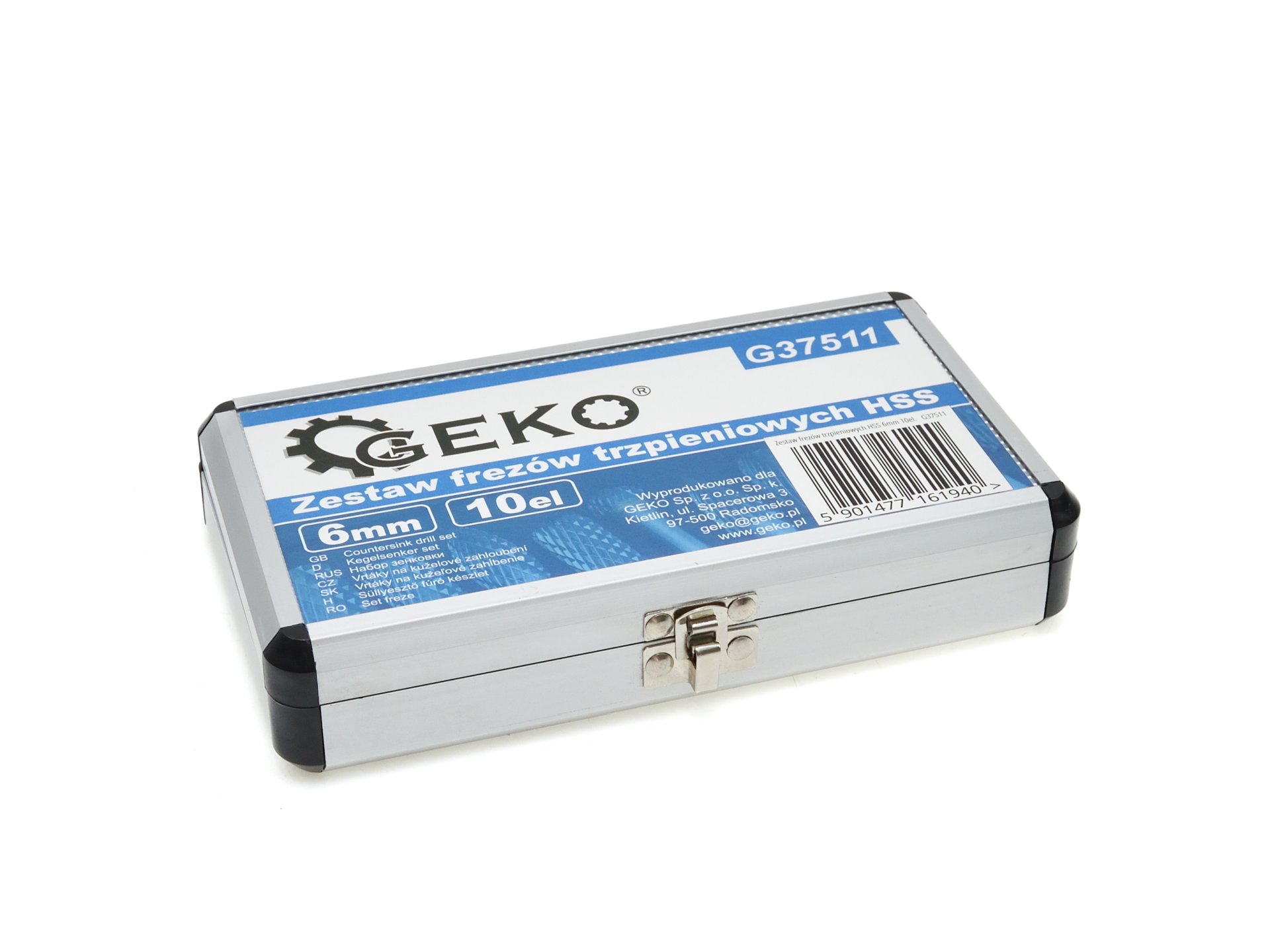 GEKO G37511 Stopkové rotačné frézy, pilník vrták do kovu plastu dreva 10ks
