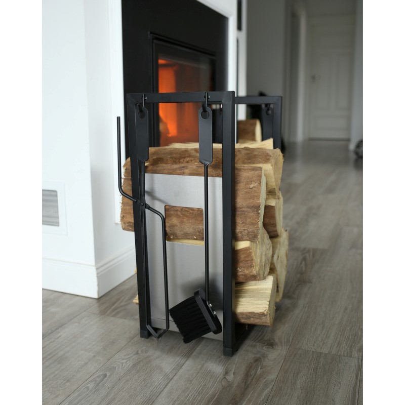 Irma KMX30 Dekoratívny stojan kôš na drevo s príslušenstvom