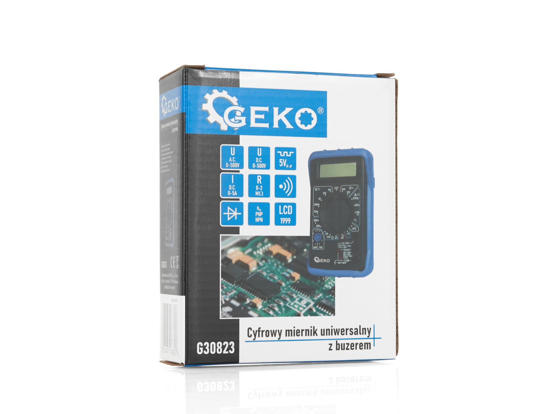 GEKO G30823 Univerzálny merač multimeter skúšačka s bzučiakom