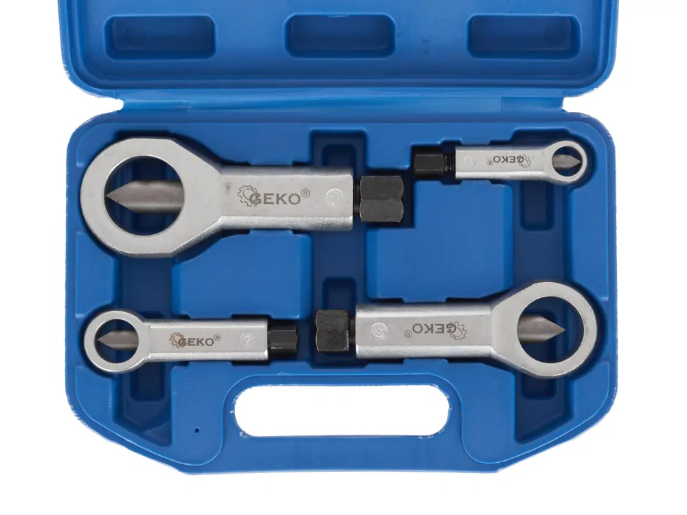 GEKO G38595 Sada na poškodené matice dláto 9-27mm