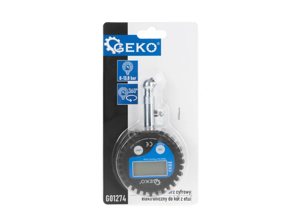 GEKO G01274 Digitálny - elektronický tlakomer na kolesá