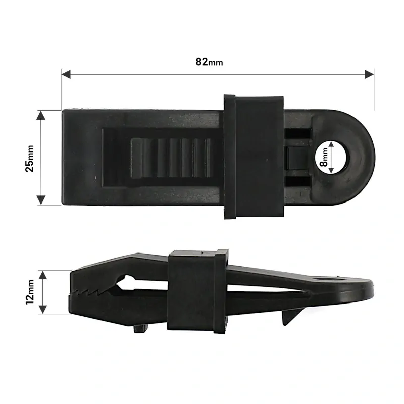 IRMA SCK3 Upevňovacie spony svorky klipy štipce 20ks