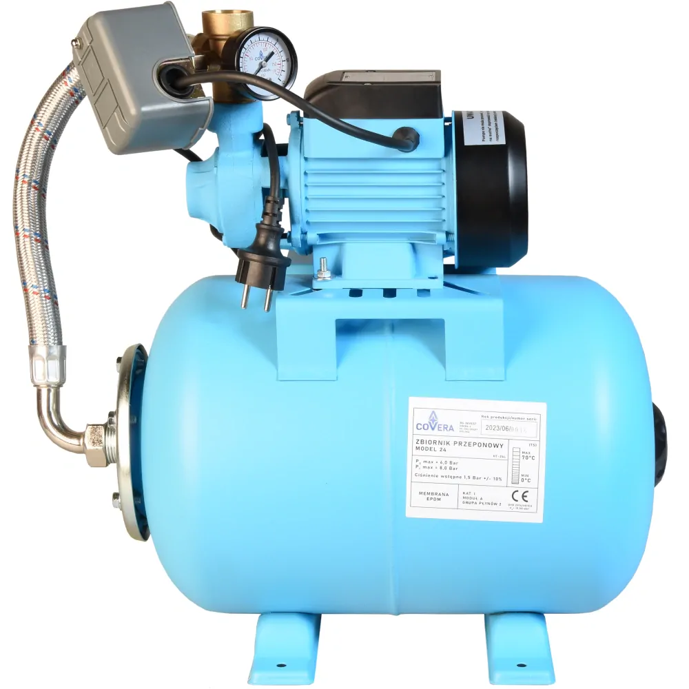 COVERA BG-K0003-24 Vodáreň s tlakovou nádobou 24L COVERA QB 60 s malým príslušenstvom