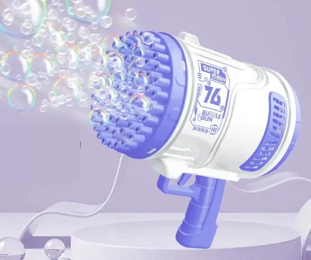 Bubble rocket Detská pištoľ na bublinky bublifuk