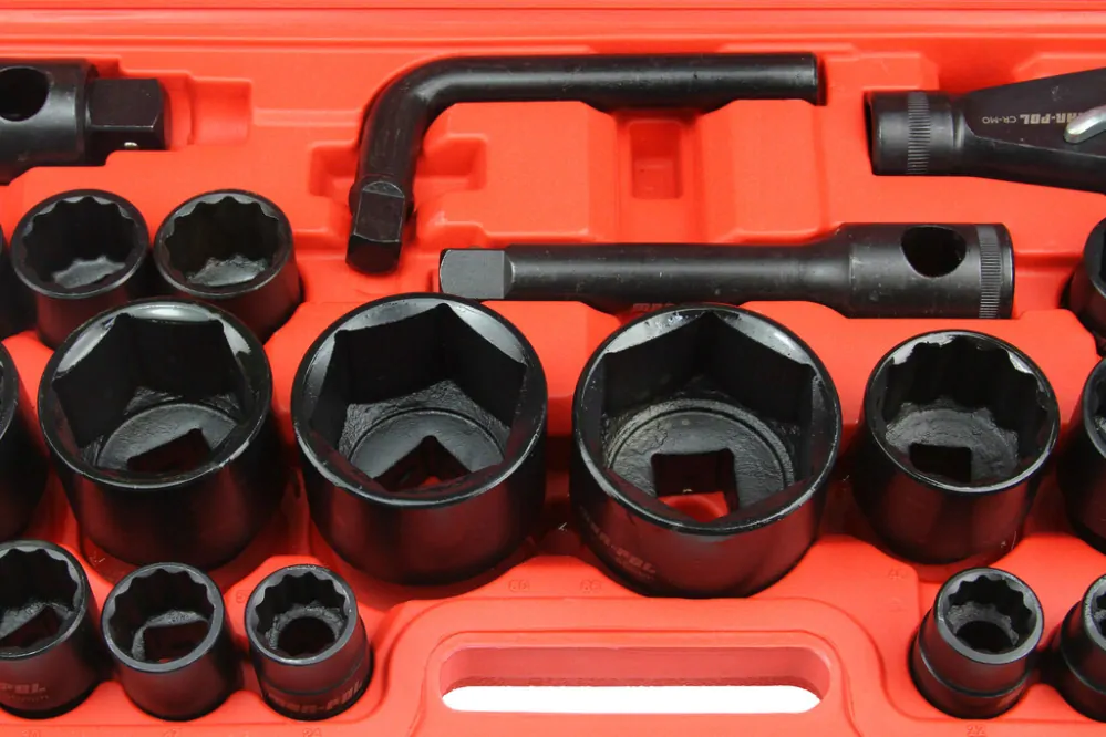 MAR-POL M58249 Nástrčné kľúče 26 ks sada 3/4" a 1"