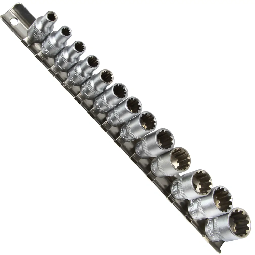 MAR-POL M66419 Nástrčné kľúče SPLINE 1/4" 4-14mm 13ks