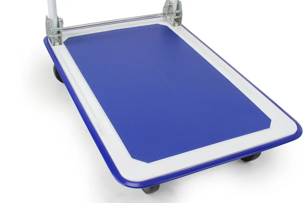 MAR-POL M80090 Plošinový transportný vozík 150kg skladacie madlo