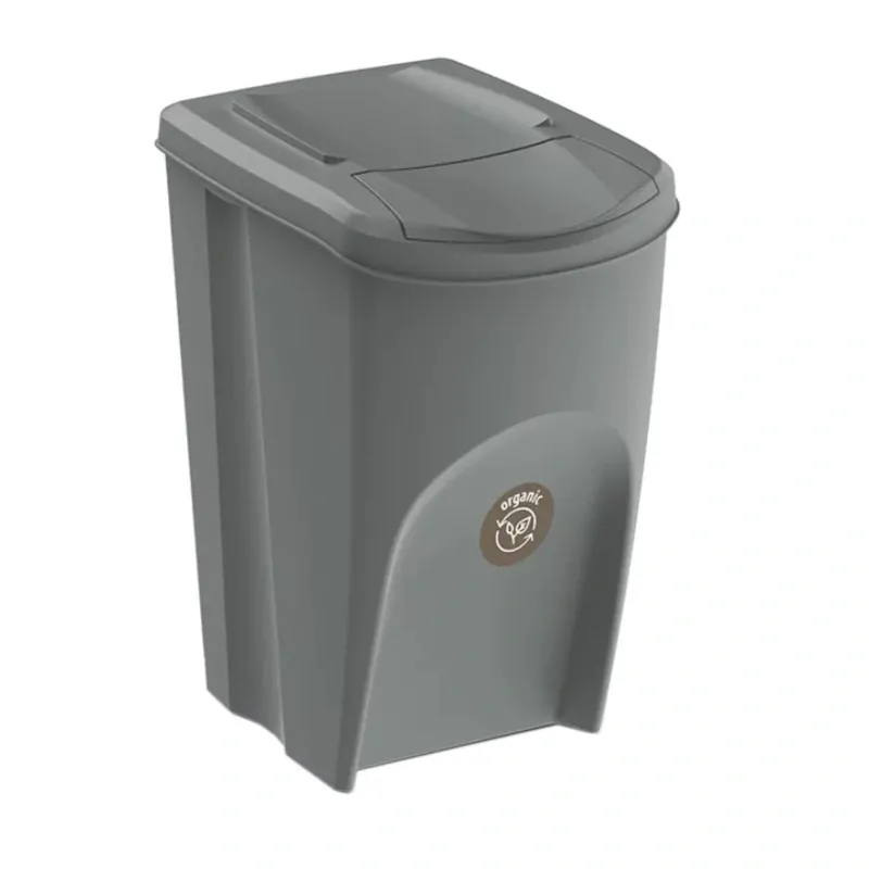 Irma KWB324 Odpadkový kôš na triedenie odpadu 2x25L + 2x35L 4ks sivé