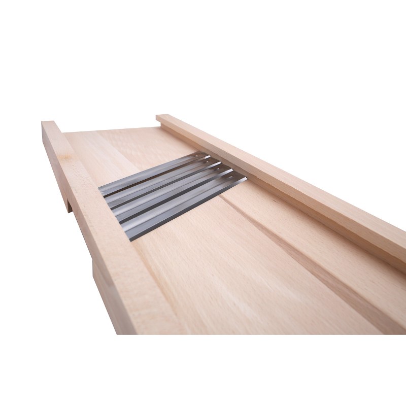 IRMA DDD125 Drevené strúhadlo krájač na kapustu zeleninu 4-nožový 90cm