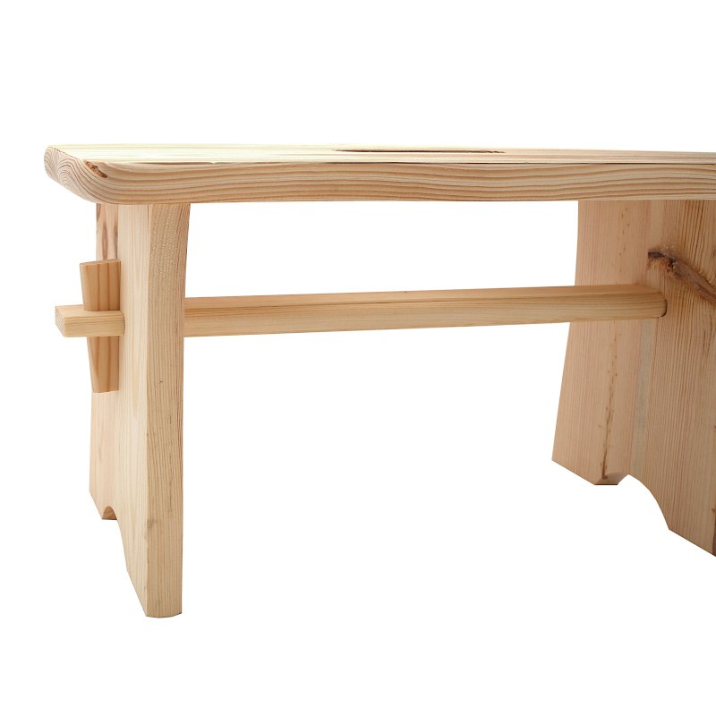 IRMA DDD136 Drevený stolček stolička hokerlik taburet šamlík 31x29x21cm