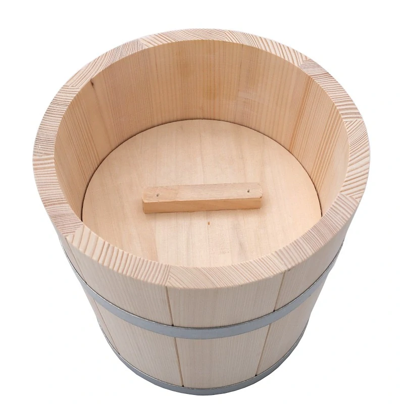 IRMA DDD130 Drevený sud na nakladanie kapusty a uhoriek 10 l s vekom