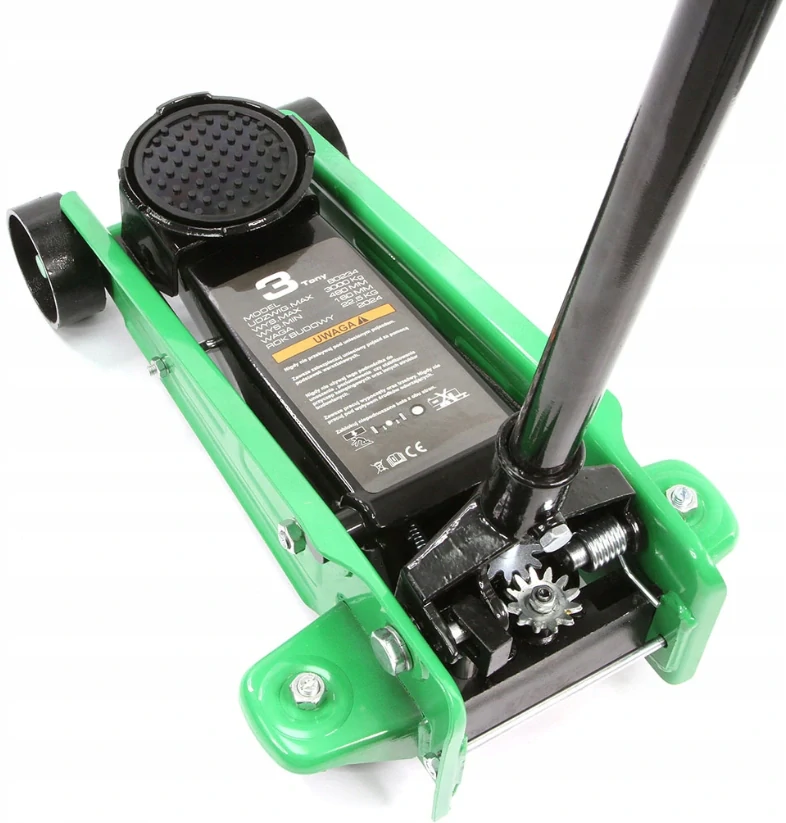 MAR-POL M80243 NÍZKOPROFILOVÝ HYDRAULICKÝ ZDVIHÁK 3T 125mm - 480mm