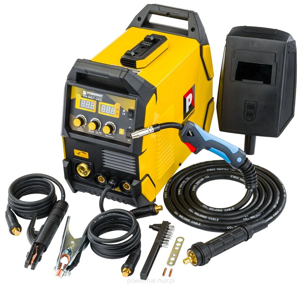 Powermat PM-IMGT-240L INVERTOROVÁ ZVÁRAČKA INVERTOR MIG-MAG MMA TIG-LIFT