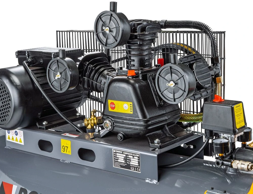 POWERMAT PM-KO-200T-400V Bezolejový kompresor 200 l/min 4,17 kW 8 bar