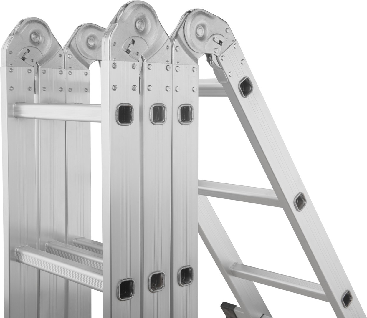 IRMA DR43 Hliníkový viacúčelový rebrík se stabilizátorom  4x3 3,7m