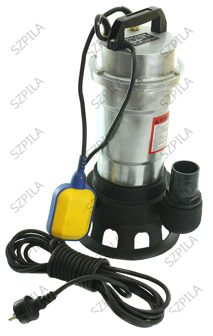 Euro-Craft PN550F 2950W NIKEL Nerezové ponorné Kalové čerpadlo PLAVÁK NIKL