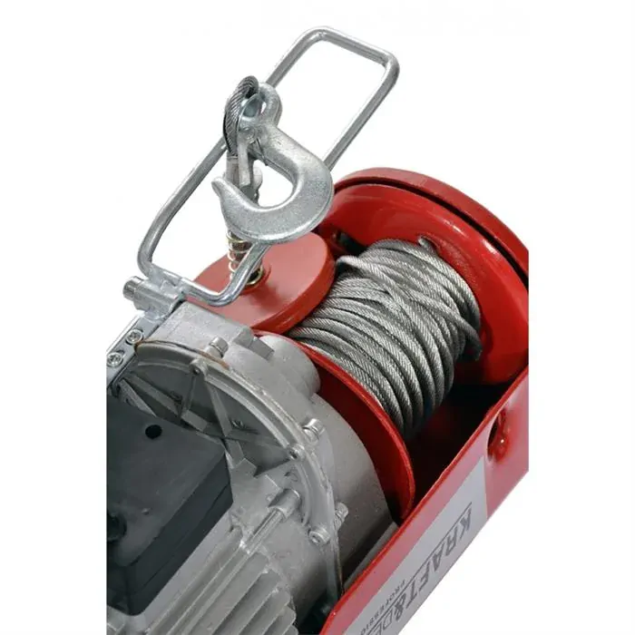 KRAFT&DELE KD1526 Elektrický lanový navijak 400 / 800kg 1300W žeriav, kladkostroj