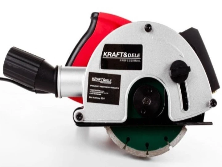 Kraft&Dele KD1537 Drážkovacia fréza, frézka, rezačka do muriva 3100W 150mm laser