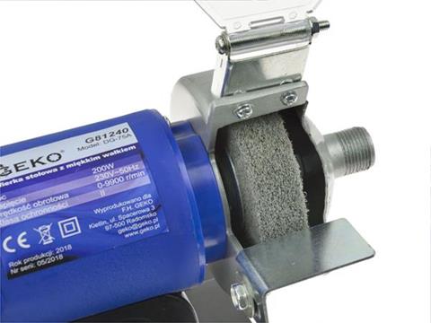 GEKO G81240 200W Elektrická stolová brúska dvojkotúčová 75x20x10mm