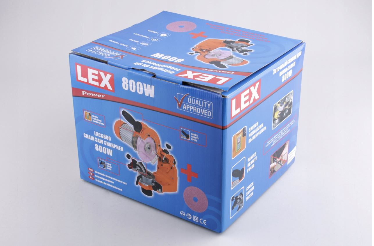 LEX LXCG800 Ostrička pílových reťazí brúska 800W 2 kotúče