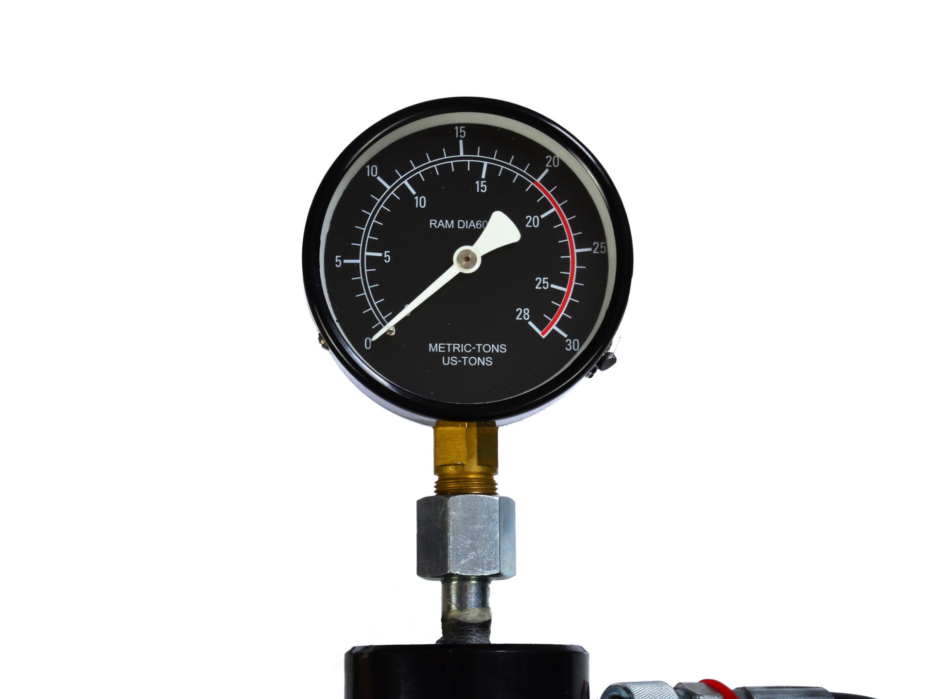 GEKO G02086 Hydraulický lis 20T s tlakomerom a nožnou pumpou