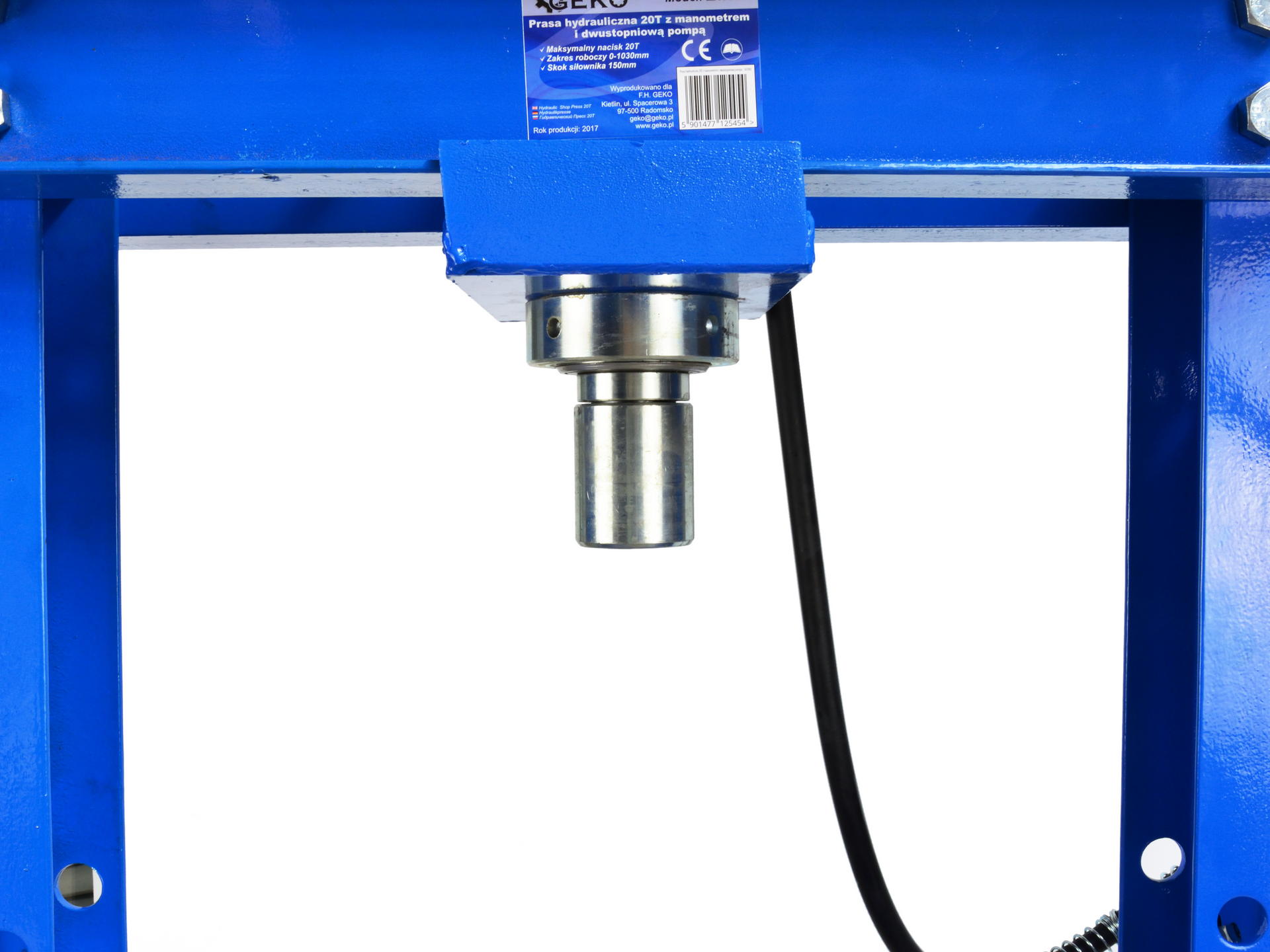 GEKO G02082 HYDRAULICKÝ LIS nosnosť 20t s manometrom dvojstupňový