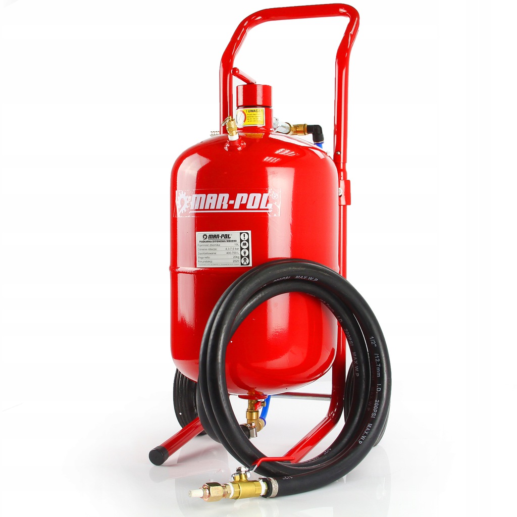 Marpol M80590 PNEUMATICKÝ PIESKOVACÍ PRÍSTROJ 19L pieskovačka + príslušenstvo