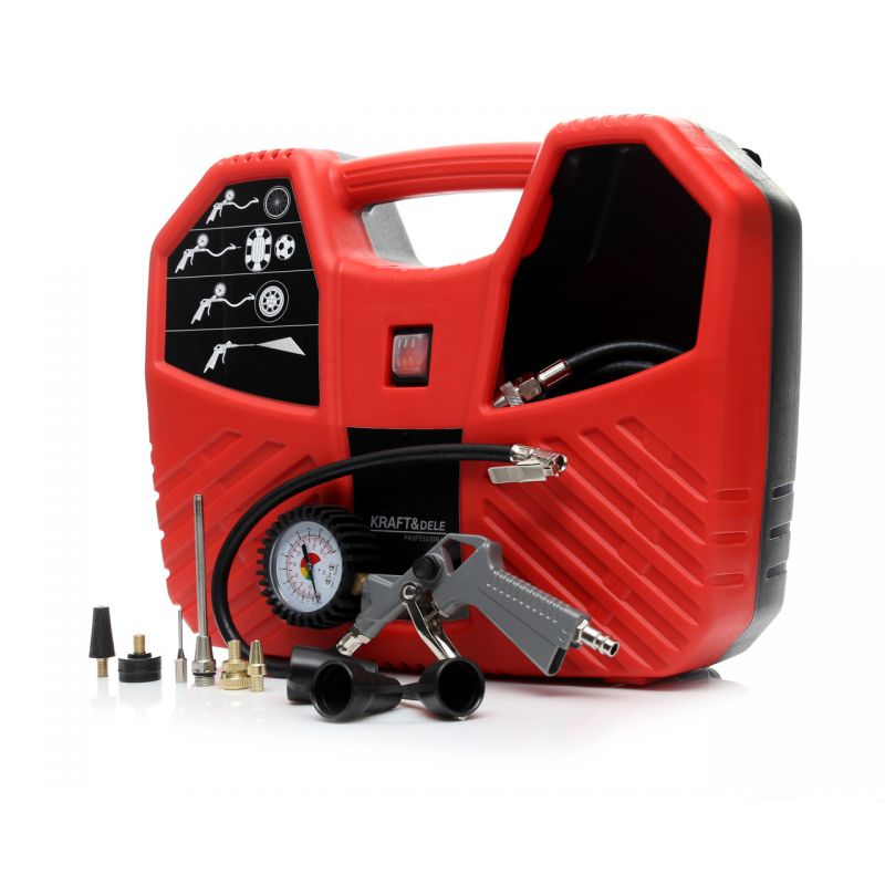 KD429 Mini kompresor bezolejový 8bar 1100W