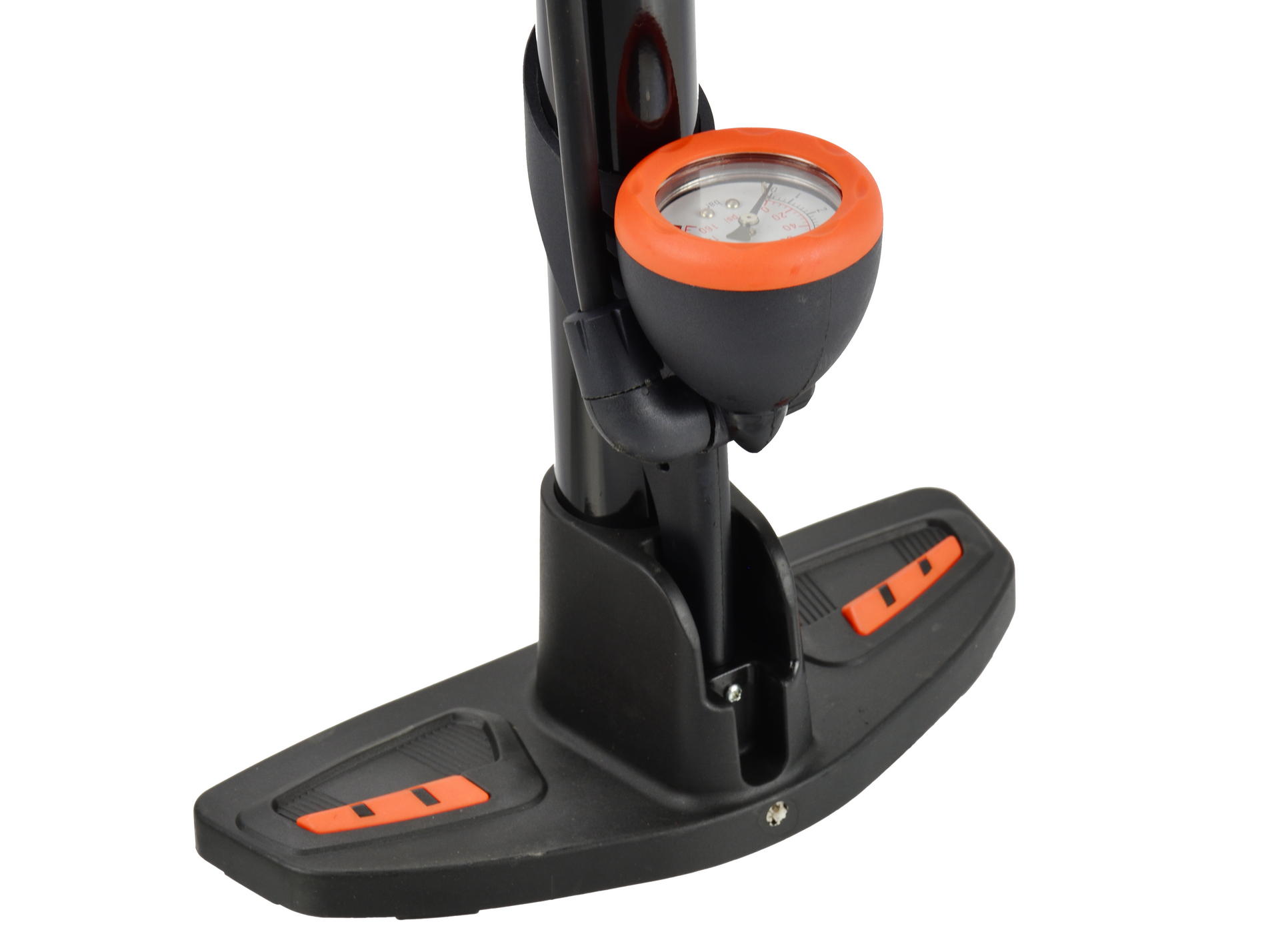 GEKO G01283 Ručná pumpa s manometrom na pumpovanie bicyklov, lôpt, matracov PREMIUM
