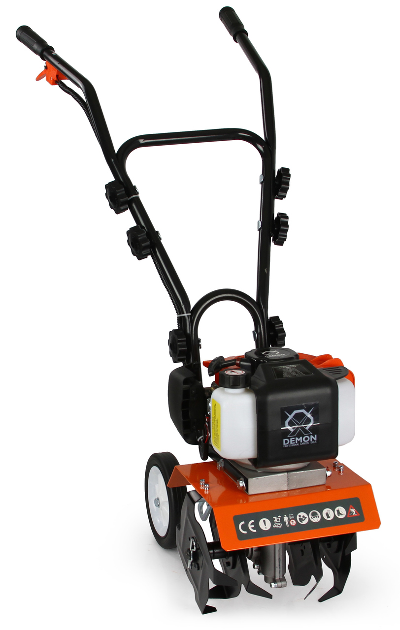 DEMON M83261 2T Motorový kultivátor kyprič pôdy prevzdušňovač rotavátor 1,4kW 51,7cm3