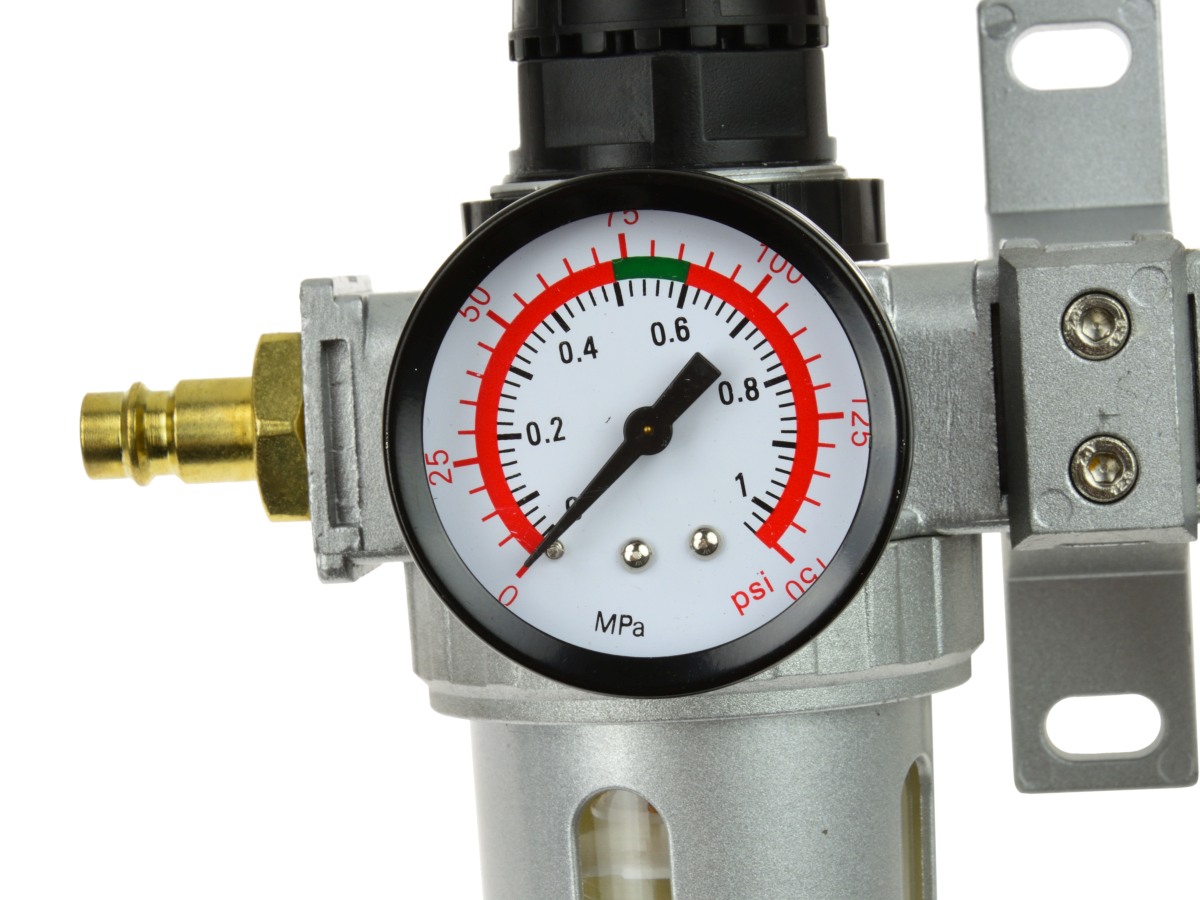 Geko G03161 Dvojitý regulátor vzduchu filter odlučovač maznica