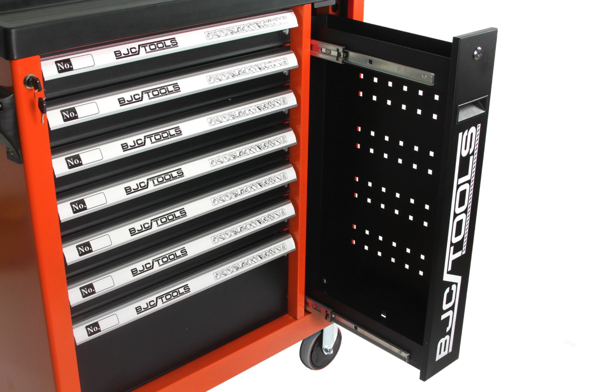 MAR-POL M66599 Dielenská skriňa vozík na náradie 7 šuplíkov, pojazdný s kolieskami