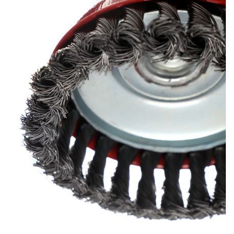 Kraft&Dele KD10972 Drôtená kefa na brúsku, draťák 4" 100mm M14