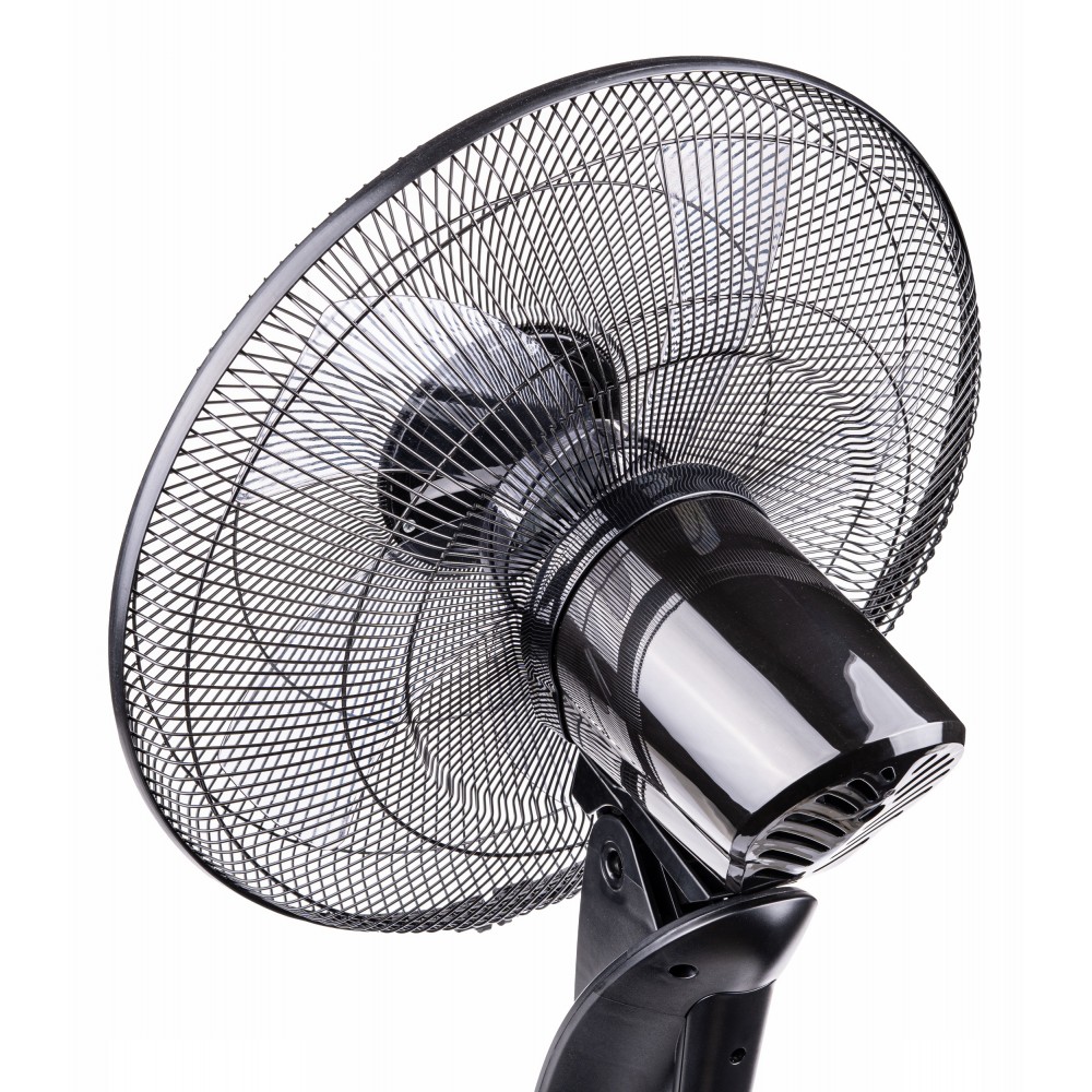 Powermat ST-5 Podlahový stojanový ventilátor 135cm 80W vetrák modrý LCD