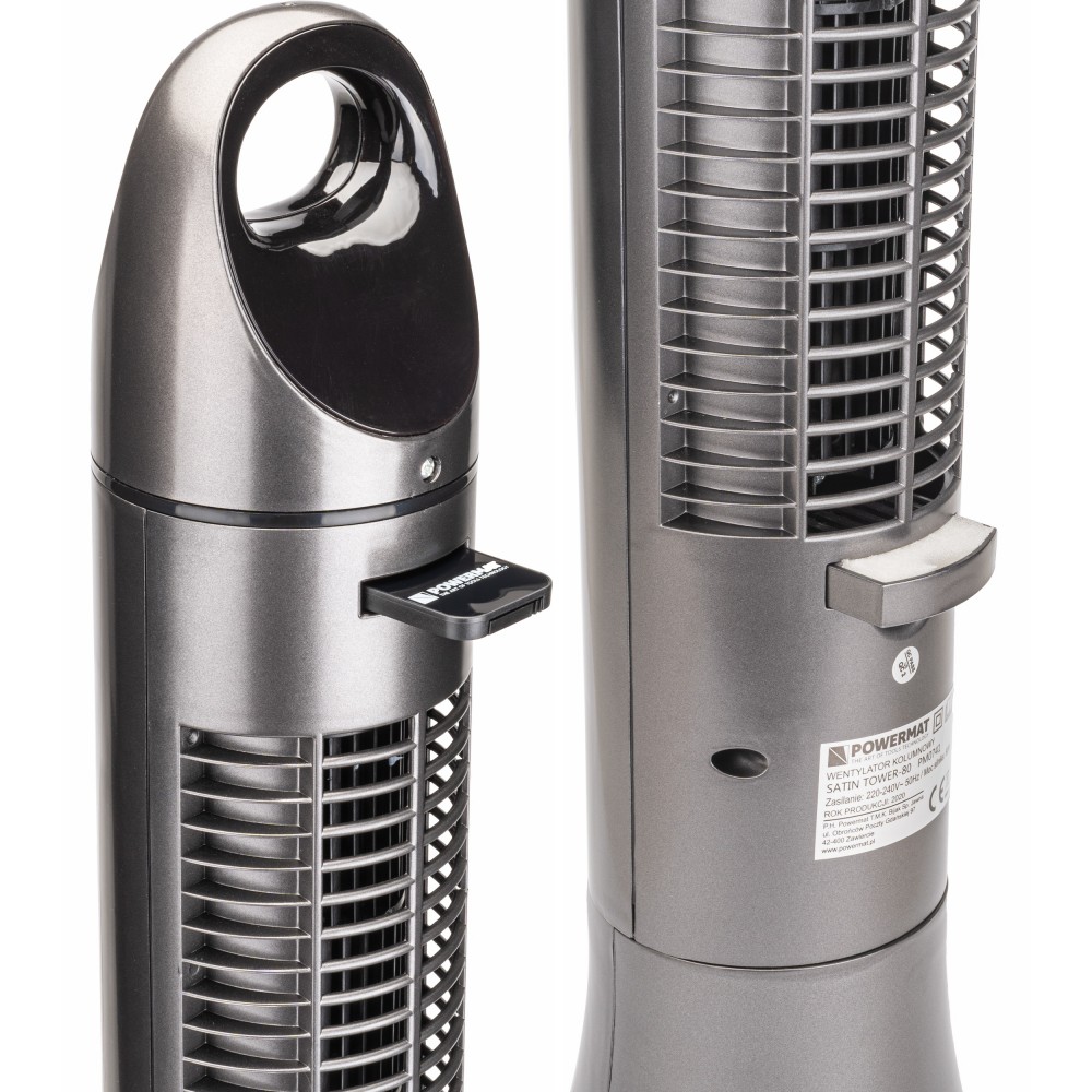 POWERMAT Satin Tower-80 Vežový stĺpový ventilátor 98cm 80W vetrák