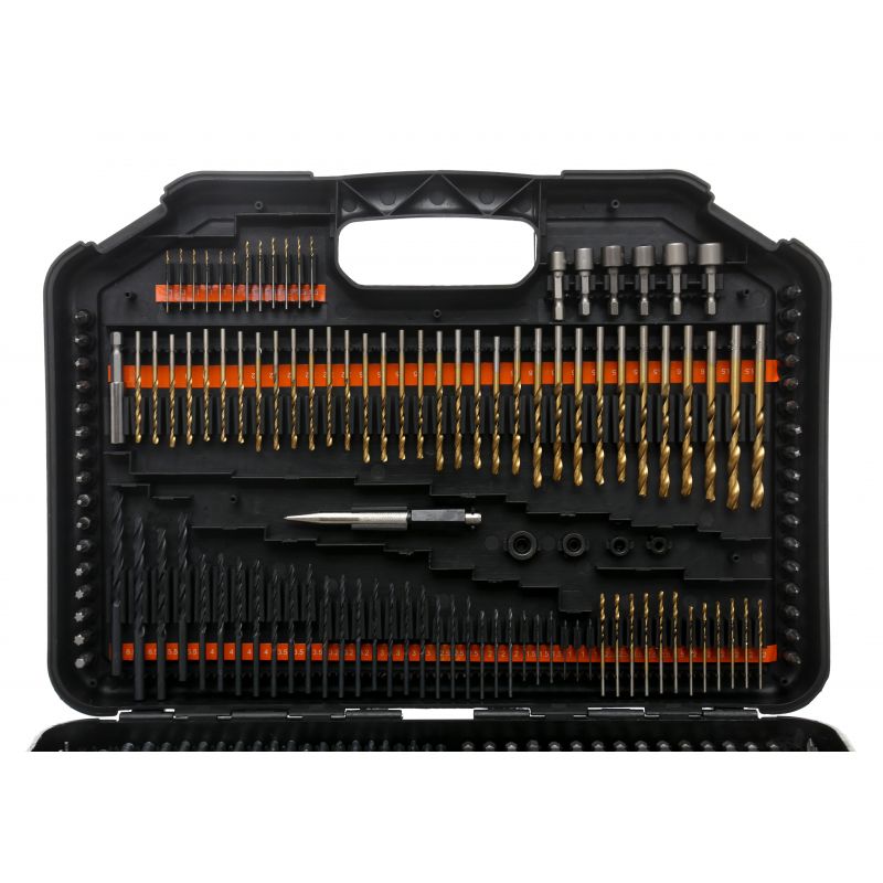 Kraft&Dele KD999 Bity a vrtáky sada 246ks na kov betón drevo