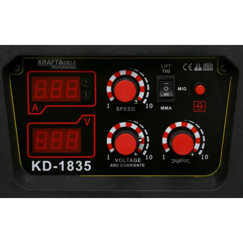 Kraft&Dele KD1835 Invertorová zváračka MIG/MAG + MMA +TIG-LIFT  240A