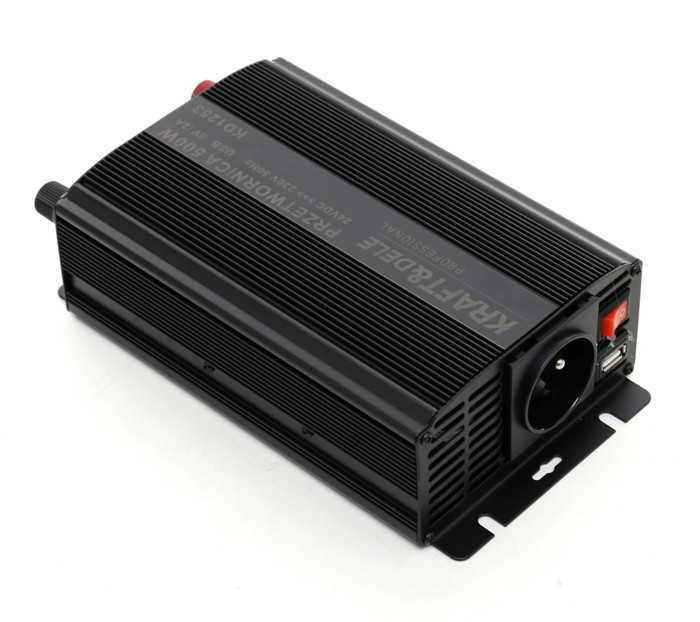 Kraft&Dele KD1250 Menič napätia konvertor 12V DC - 230V AC 350W