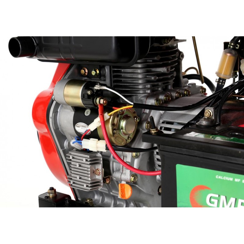 Kraft&Dele KD122 6,5kW ELEKTROCENTRÁLA generátor prúdu 12V / 230V DIESEL AVR