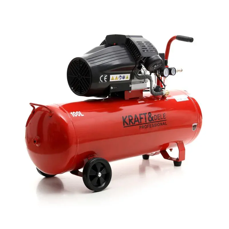 Kraft&Dele KD1480 100L V2 Kompresor olejový 2 PIESTY 230V dvojvalcový + Separátor