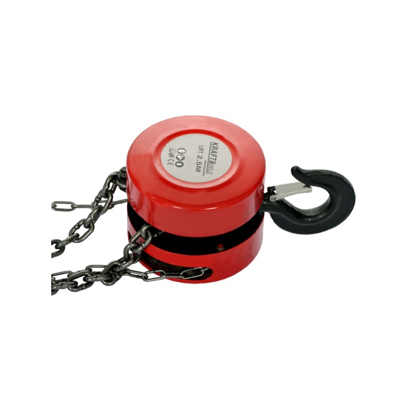 KRAFT&DELE KD1116 2000kg Navijak, zdvihák, reťazový kladkostroj 2t 2,5m
