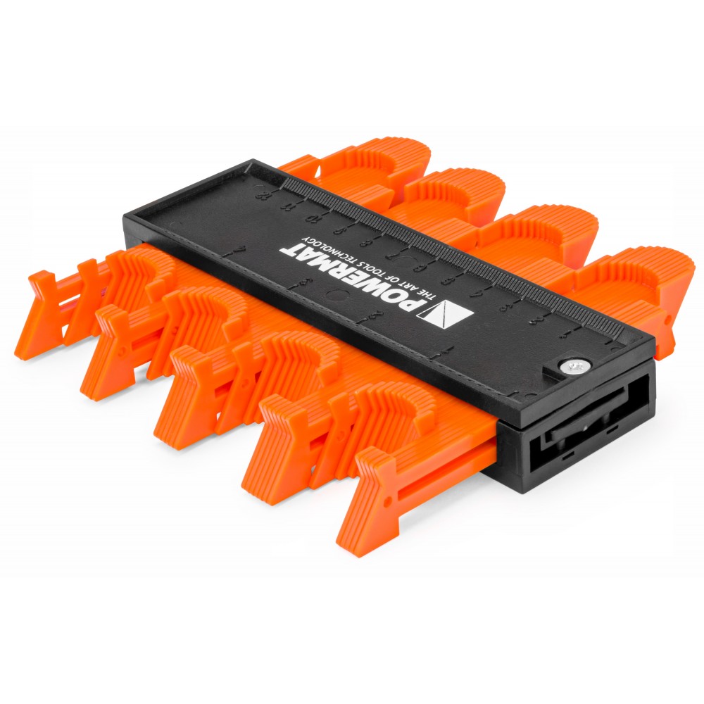 POWERMAT PM-GSK-5T Multifunkčná šablóna na obkreslenie tvarov 120mm / 5 "