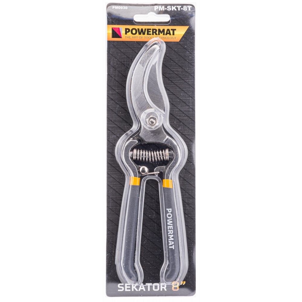 POWERMAT PM-SKT-8T Záhradné nožnice na kríky, konáre, kvety 200mm 8"