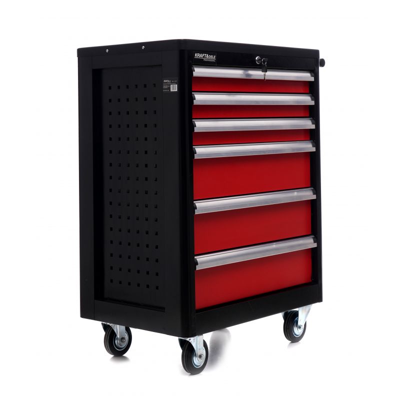 KRAFT&DELE KD370 Skrinka na náradie, dielenský vozík 6 šuplíkov, pojazdný s kolieskami