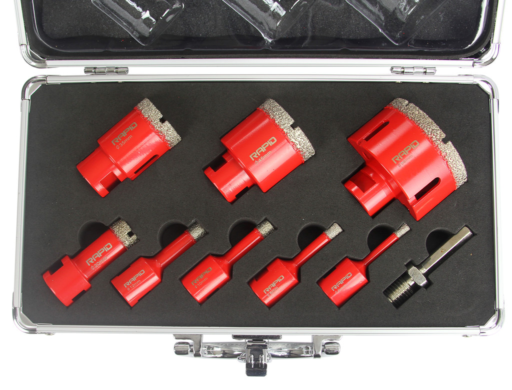 Mar-Pol M22594 Korunkový diamantový vrták vykružovák 6/8/10/12/20/35/45/68mm Long-Life Rapid