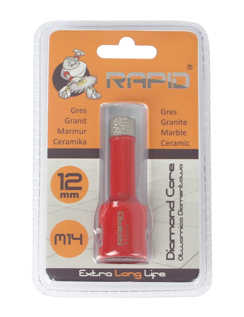 MAR-POL M22753  Diamantový vrták vykružovák ⌀12mm M14 Rapid