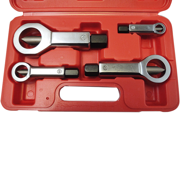 MAGMA 1012D Súprava sekáčov na poškodené matice skrutky sada 4ks 9-27