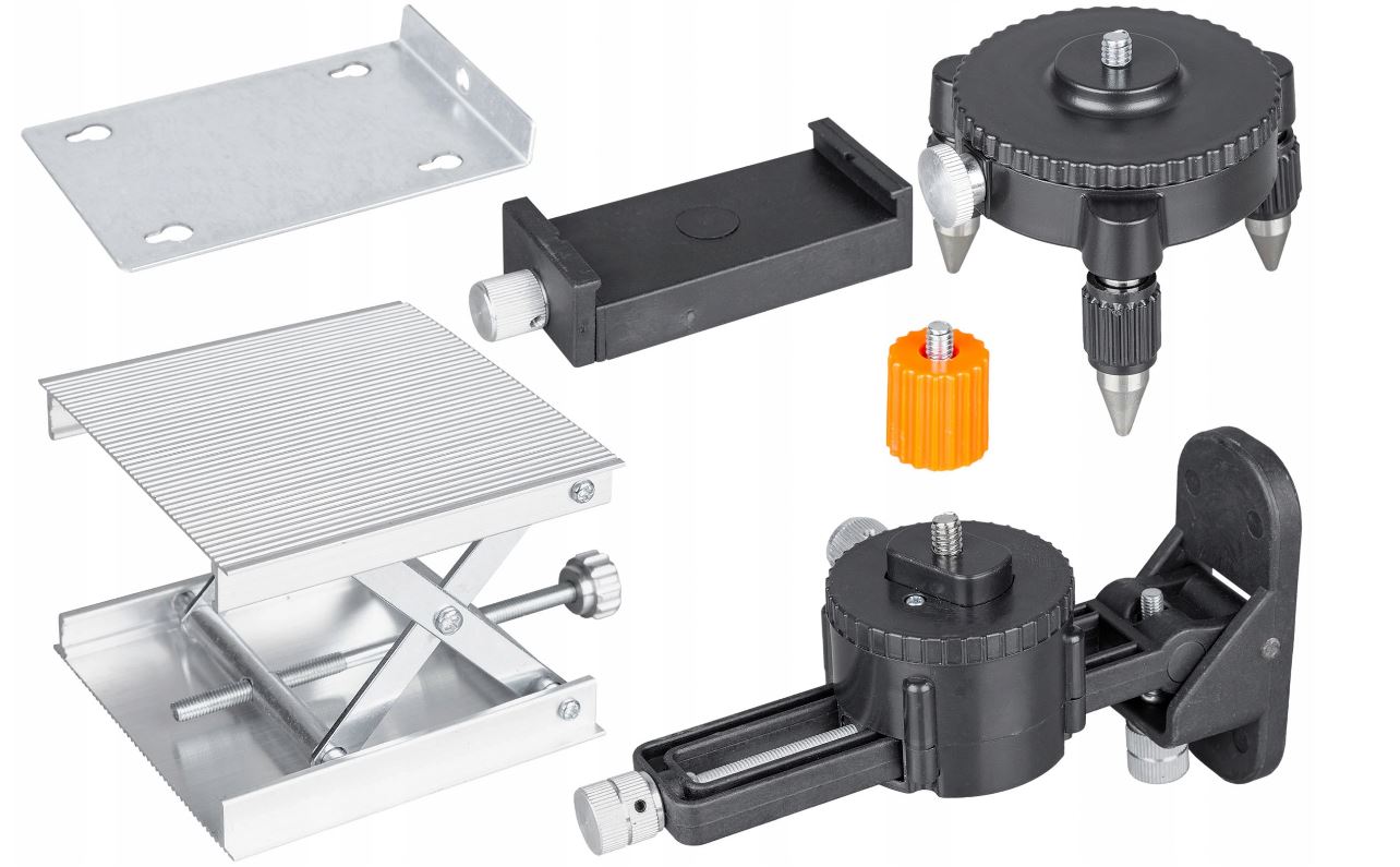 LEX LXNL3DG Laserova vodováha 3D 360° krížový laser meradlo + statív a puzdro