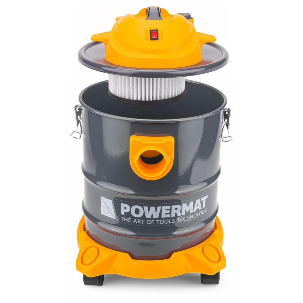 POWERMAT PM-ESP-2000M FCN Elektrický priemyselný vysávač 2000W na popol