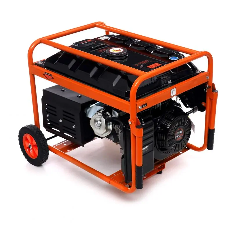Kraft&Dele KD165 Elektrocentrála 5500W generátor prúdu AVR 12V 230V 380V s kolieskami